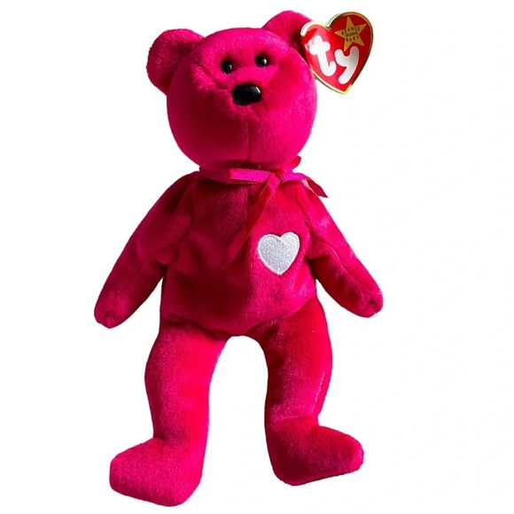 TY Beanie Baby VALENTINA 1998 rare grammatical errors